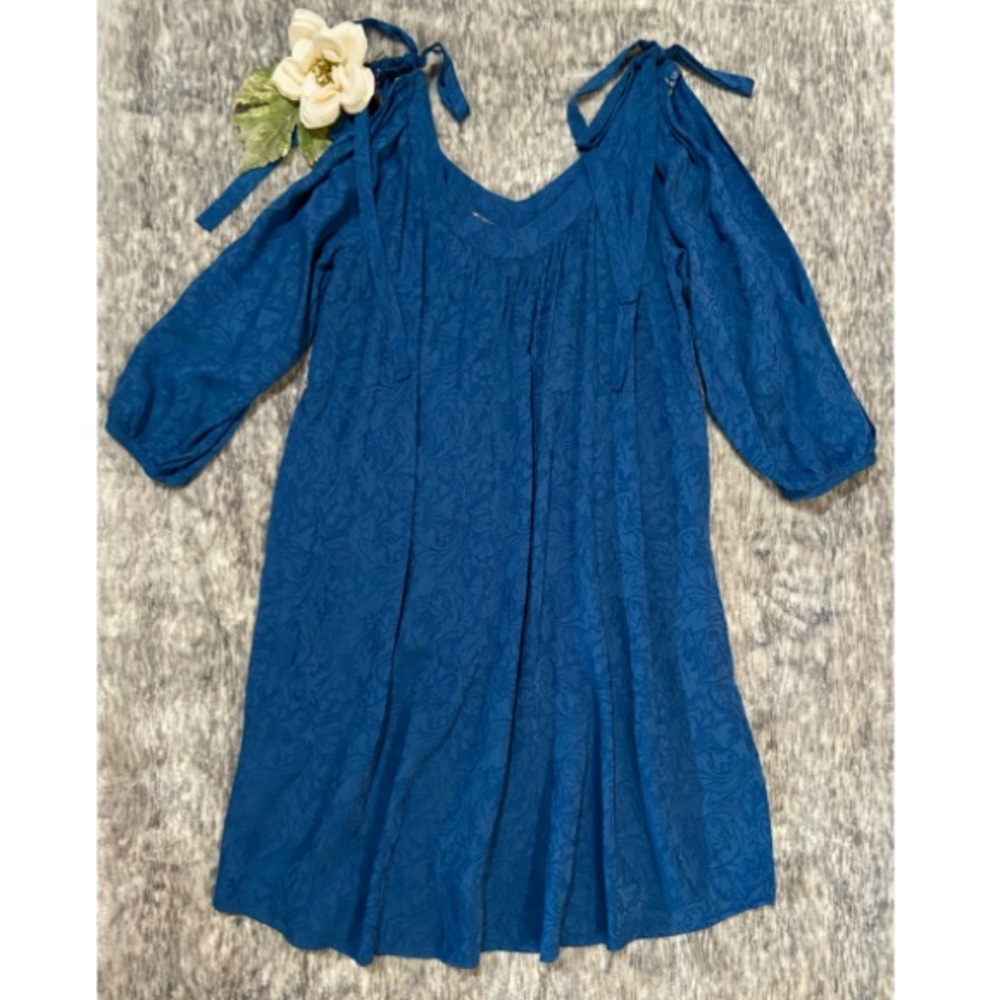 Anthro Holding Horses open shoulder dress Leyton